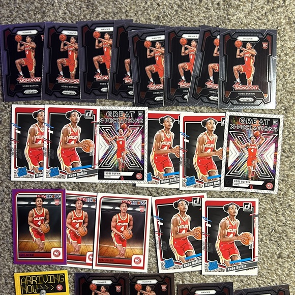Atlanta Hawks Rookie Card Lot Panini Prizm, Donruss, Select, and NBA Hoops RC - Picture 2 of 7
